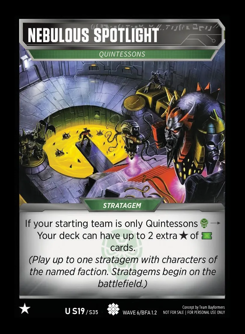 Nebulous Spotlight stratagem