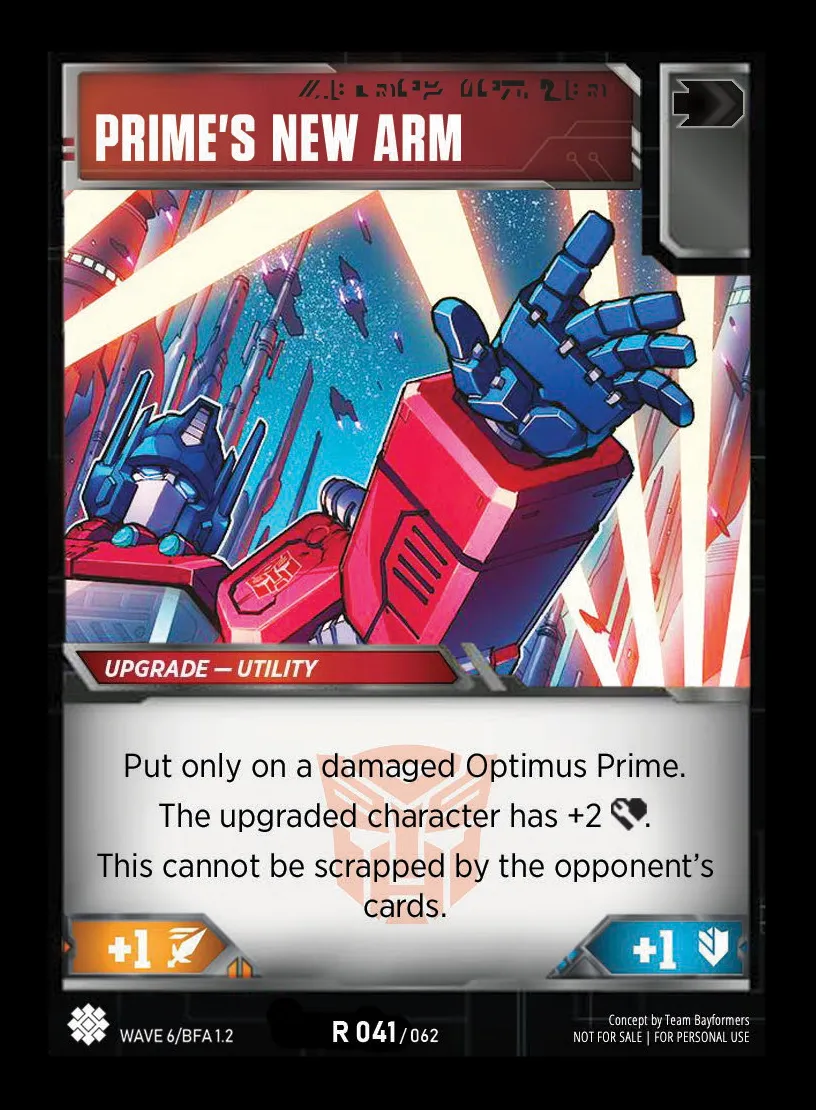Prime's New Arm