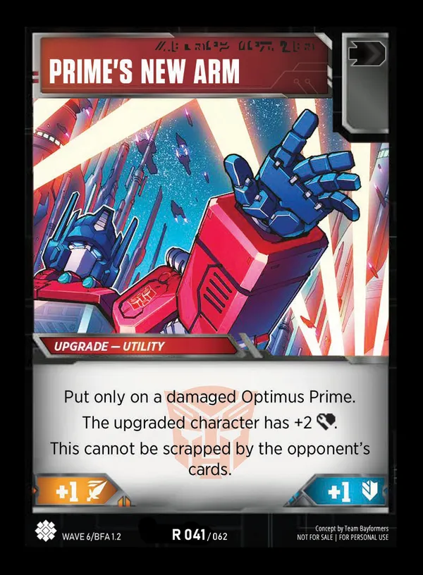 Prime's New Arm