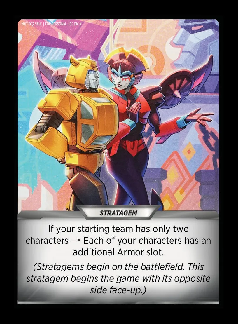 Stuck on You // All Characters card back