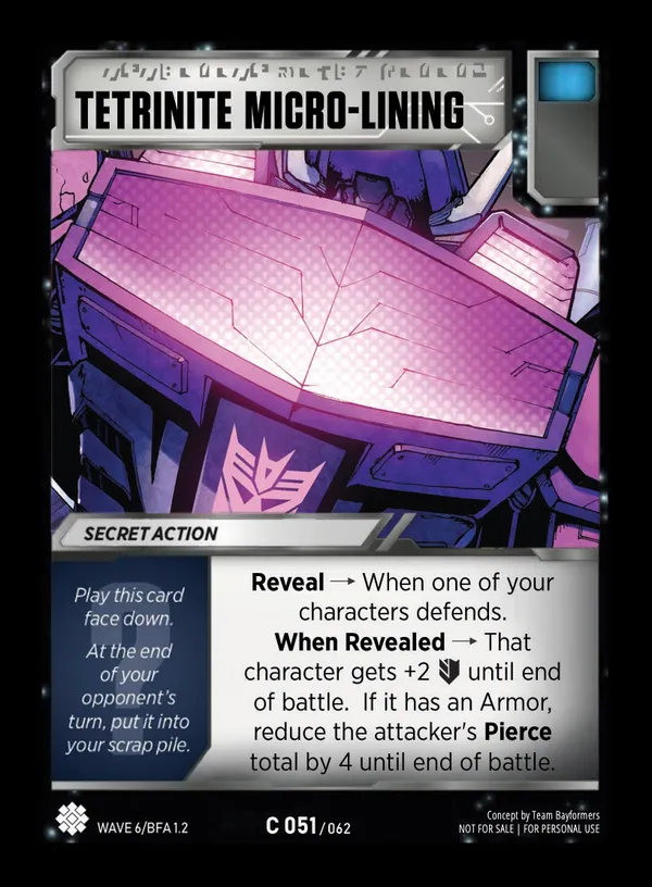 Tetrinite Micro-Lining