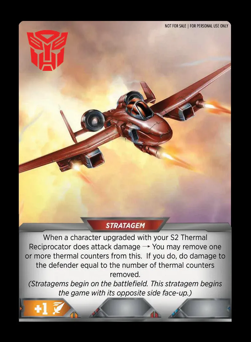 Thermal Reciprocation // Autobot Powerglide, Haughty Show-Off card back