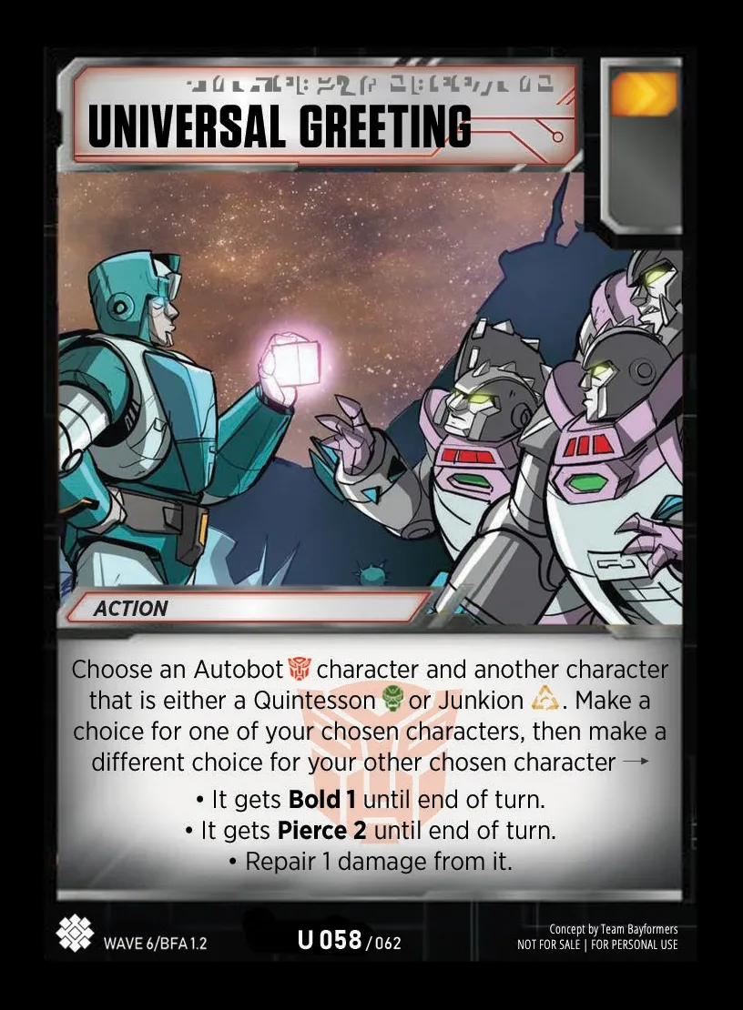 Universal Greeting