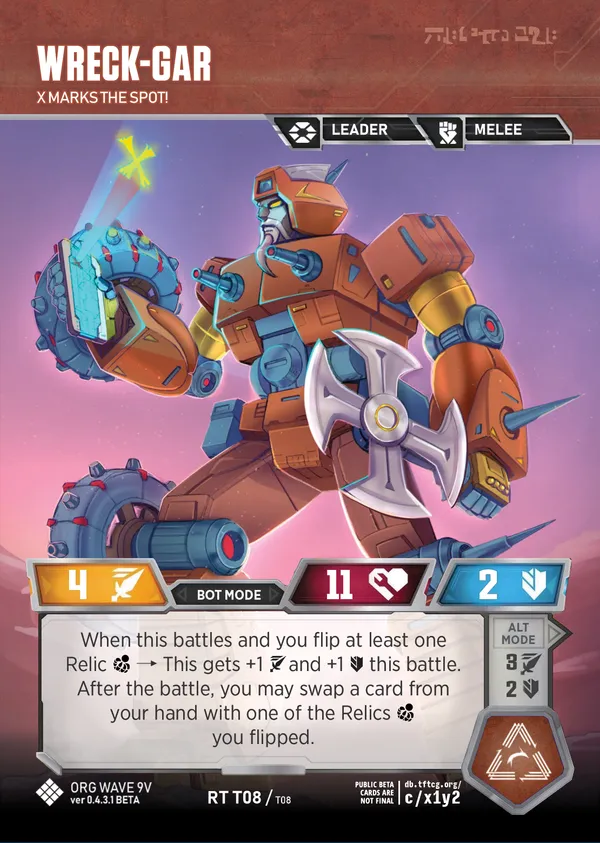 Wreck-Gar // X Marks the Spot! bot mode