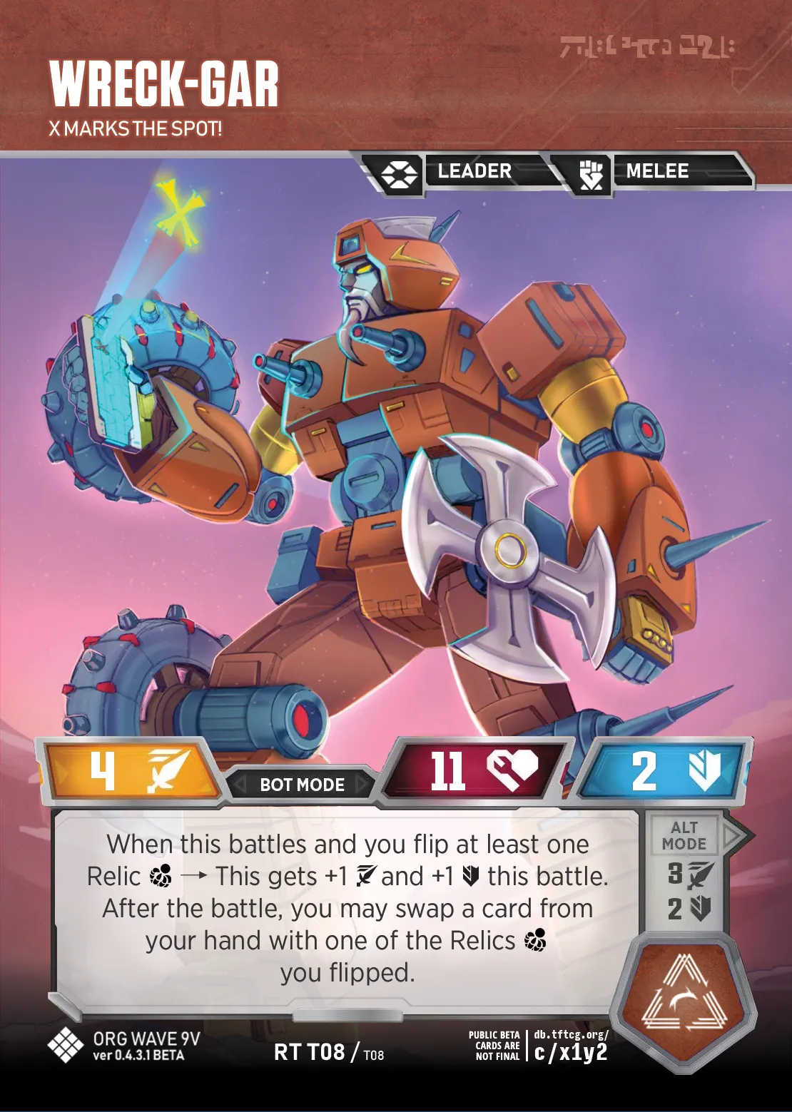 Wreck-Gar // X Marks the Spot! bot mode